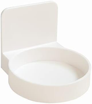 Adhesive Round Floating Shelf for Bathroom and Kitchen Use