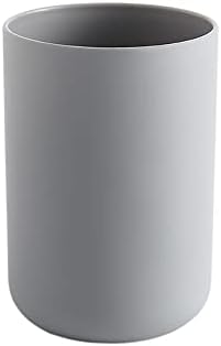 Bathroom Tumblers Reusable Plastic Drinkware Cups with Toothbrush Holder