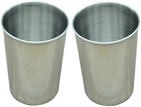 2 Stainless Steel Tumbler Set Easy to Clean for Home Travel