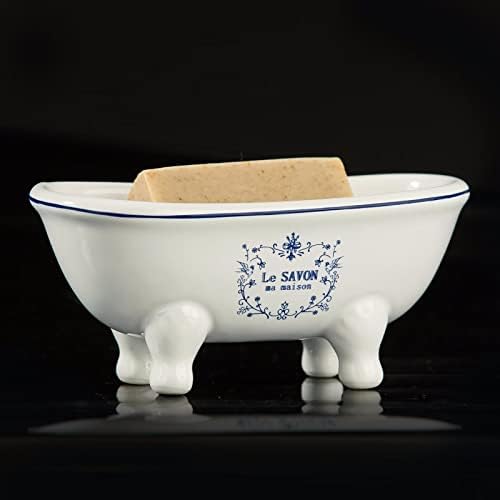 Vintage Ceramic bathtub Soap Dish