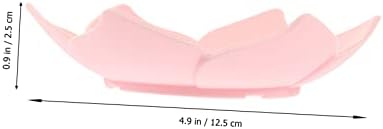 Luxshiny Floral Soap Dish Silicone Drainable Organizer for Bathroom