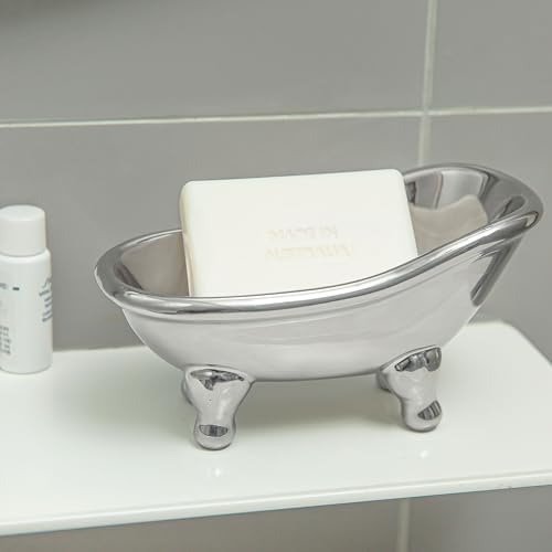 Lynagert 56 Inch Ceramic Soap Dish with Drainage