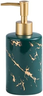 Marble Pattern Ceramic Soap Dispenser for Bathroom and Kitchen