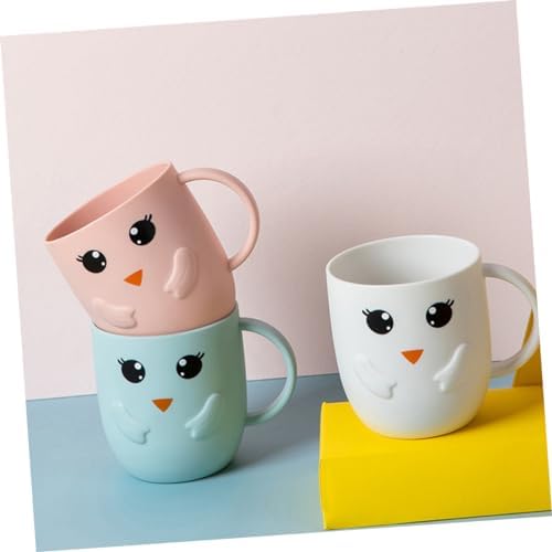 4 Pcs Set of Child-Friendly Reusable Plastic Tumblers