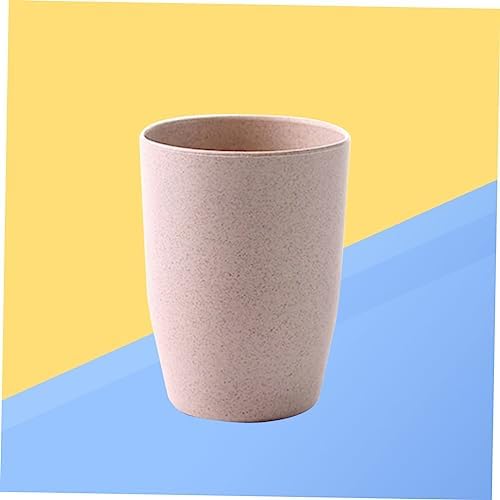 Bathroom Wheat Straw Cup Tumbler for Kids and Adults