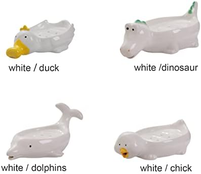 Cool Ceramic Soap Dish Duck Design for Bathroom Decor