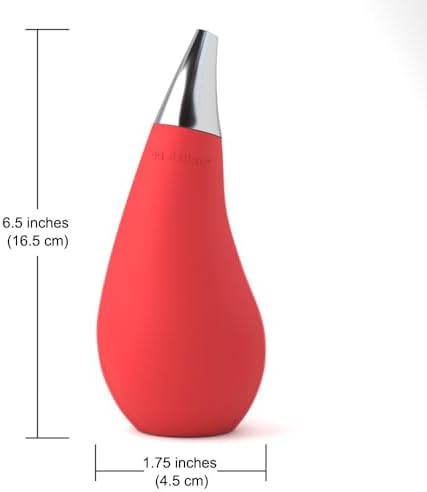 Variety of Colors Flow Squeezable Soap Dispenser Red