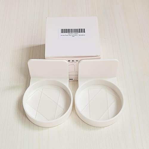 Adhesive Round Floating Shelf for Bathroom and Kitchen Use