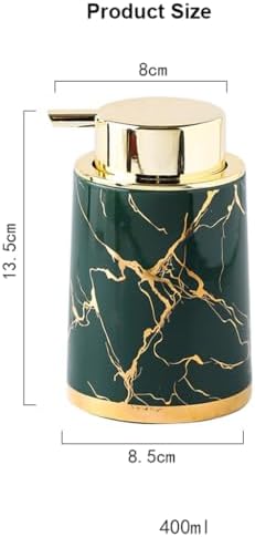 400ml Ceramic Foaming Soap Dispenser with Marble Design