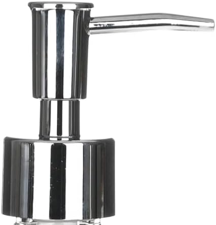Stylish 17oz Glass soap dispenser with Butterfly