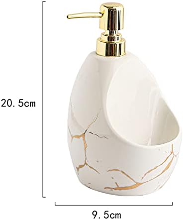 Duiaynke Magnetic Countertop Soap Dish Dispenser with Sponge Organizer