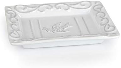 White-Washed Terracotta Soap Dish