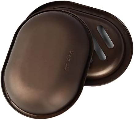 2 Pcs Soap Dish Set - Draining Double Layer Bronze