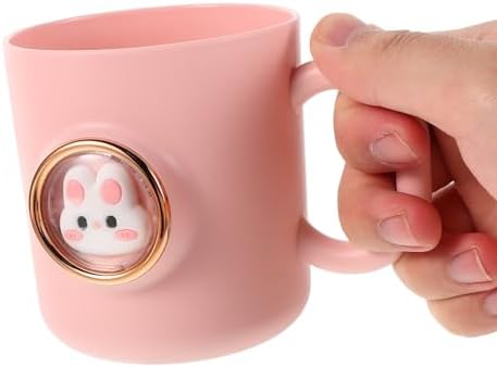 Adorable Cartoon Pink Toothbrush Cup