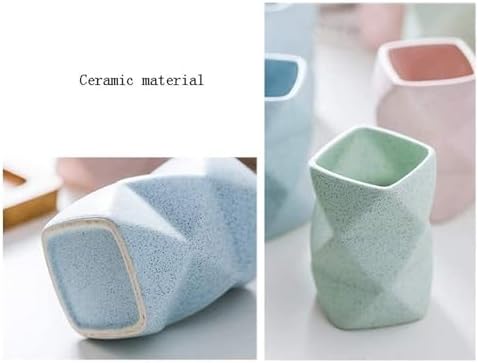 OXOAMP Geometric Pink bathroom soap dispenser set Eco-friendly compact design