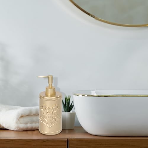 Gold Hogwarts Crest Bath Dispenser
