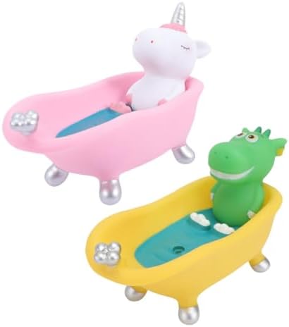 2pcs Cute Cartoon Animal Soap Dish for Bathroom 1