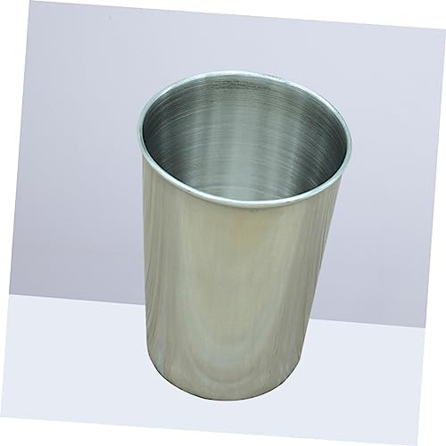 MAGICLULU 2-Pack Stainless Steel Tumbler Reusable Water Toothbrush Cups 180ml Silver