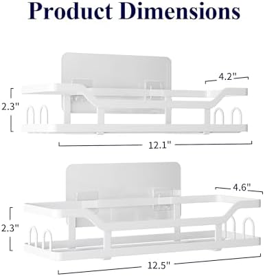 Sturdy Stainless Steel Shower Caddy for Efficient Bathroom Storage