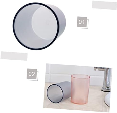 HOOTNEE Transparent Toothbrush Cup Gargle Mug