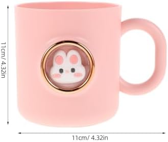 Adorable Cartoon Pink Toothbrush Cup