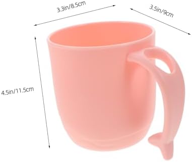 Two-Piece Dolphin Tail Handle Toothbrush Storage Cups