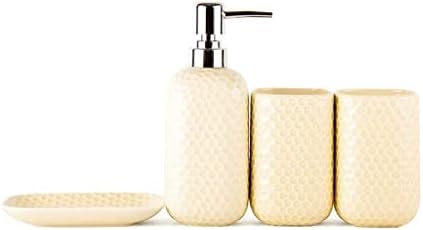 Moisture Elegance 4-Piece Bath Dispensers Set
