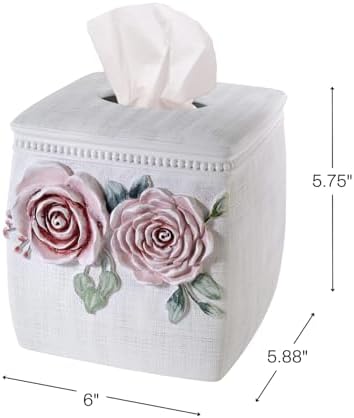 Avanti Linens - Tissue Box Cover Spring Garden Collection