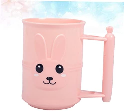 BRIGHTFUFU Cartoon Rabbit Toothbrush Tumbler