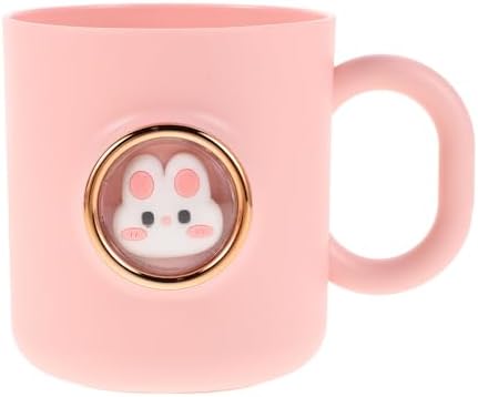 Adorable Cartoon Pink Toothbrush Cup