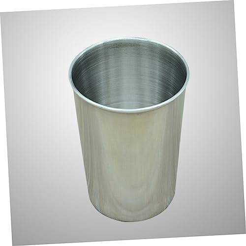 MAGICLULU 2-Pack Stainless Steel Tumbler Reusable Water Toothbrush Cups 180ml Silver