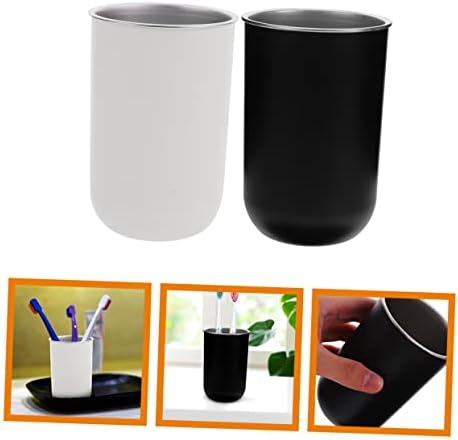 2pcs Boys and Girls Unbreakable Toothbrush Cup Set Holder