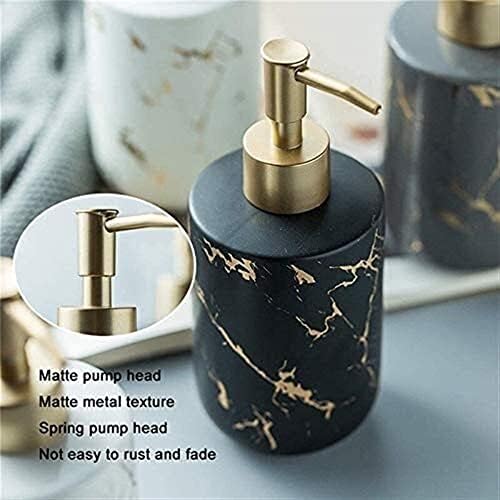 Fre 4-Piece Set Ceramic Bathroom Accessories Black 4pc