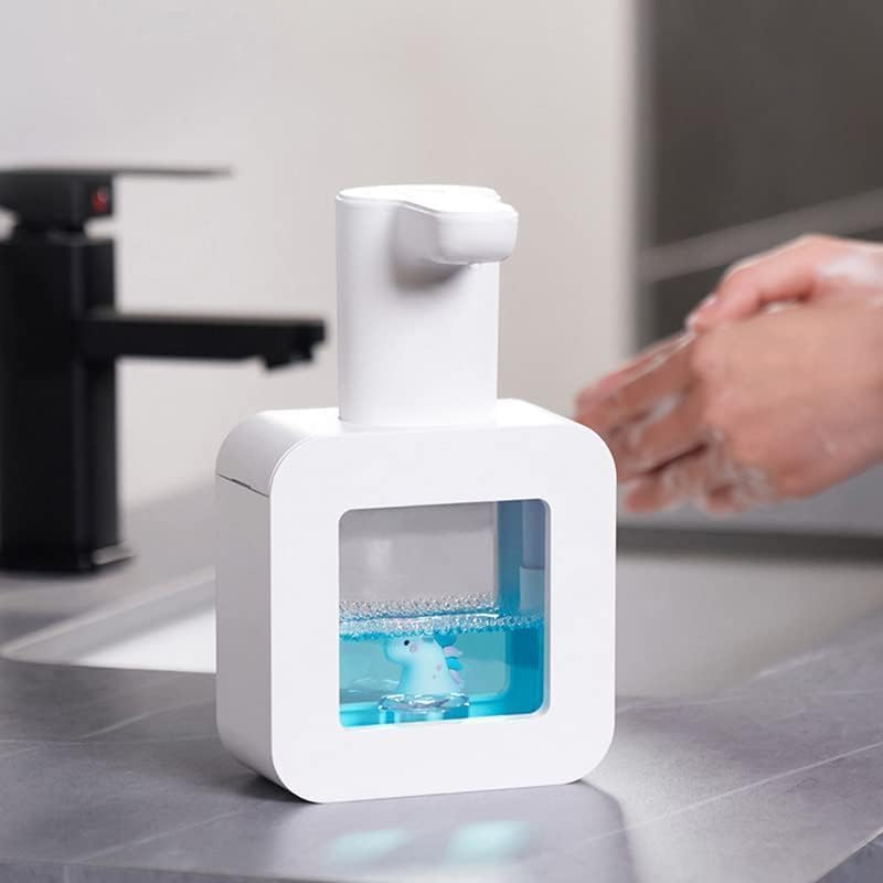 400ml Automatic Touchless Water Resistant Soap Dispenser for Home Bathroom School White