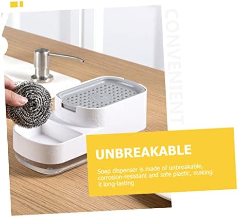 Foaming Dish Soap Dispenser Pump Box for Kitchen Reduce Waste Safe Durable