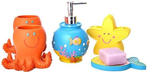 Cartoon Sea Style Dispenser Set