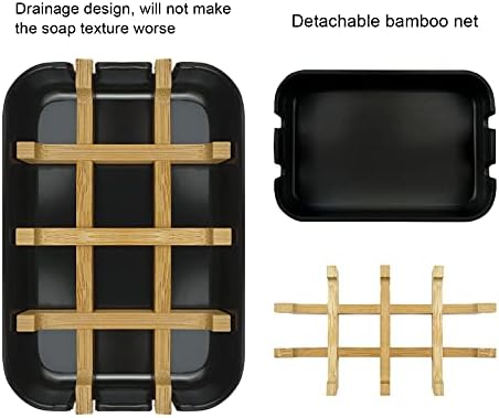 2 Pack Bamboo Soap Dish