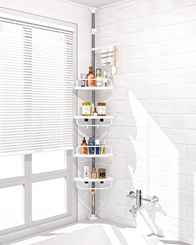 Sturdy 4-Layer Corner Shower Caddy for Home Use