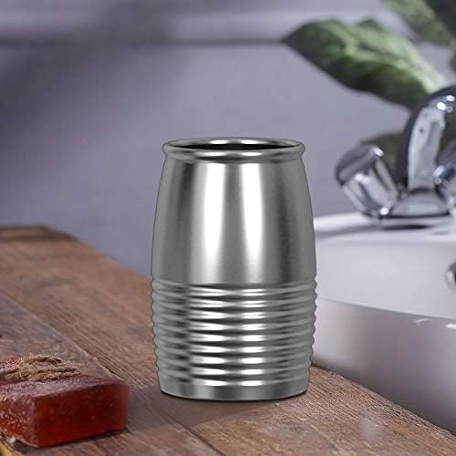 Sturdy stainless steel tumbler for the bathroom