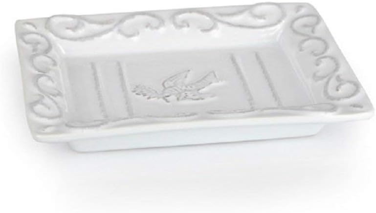 White-Washed Terracotta Soap Dish