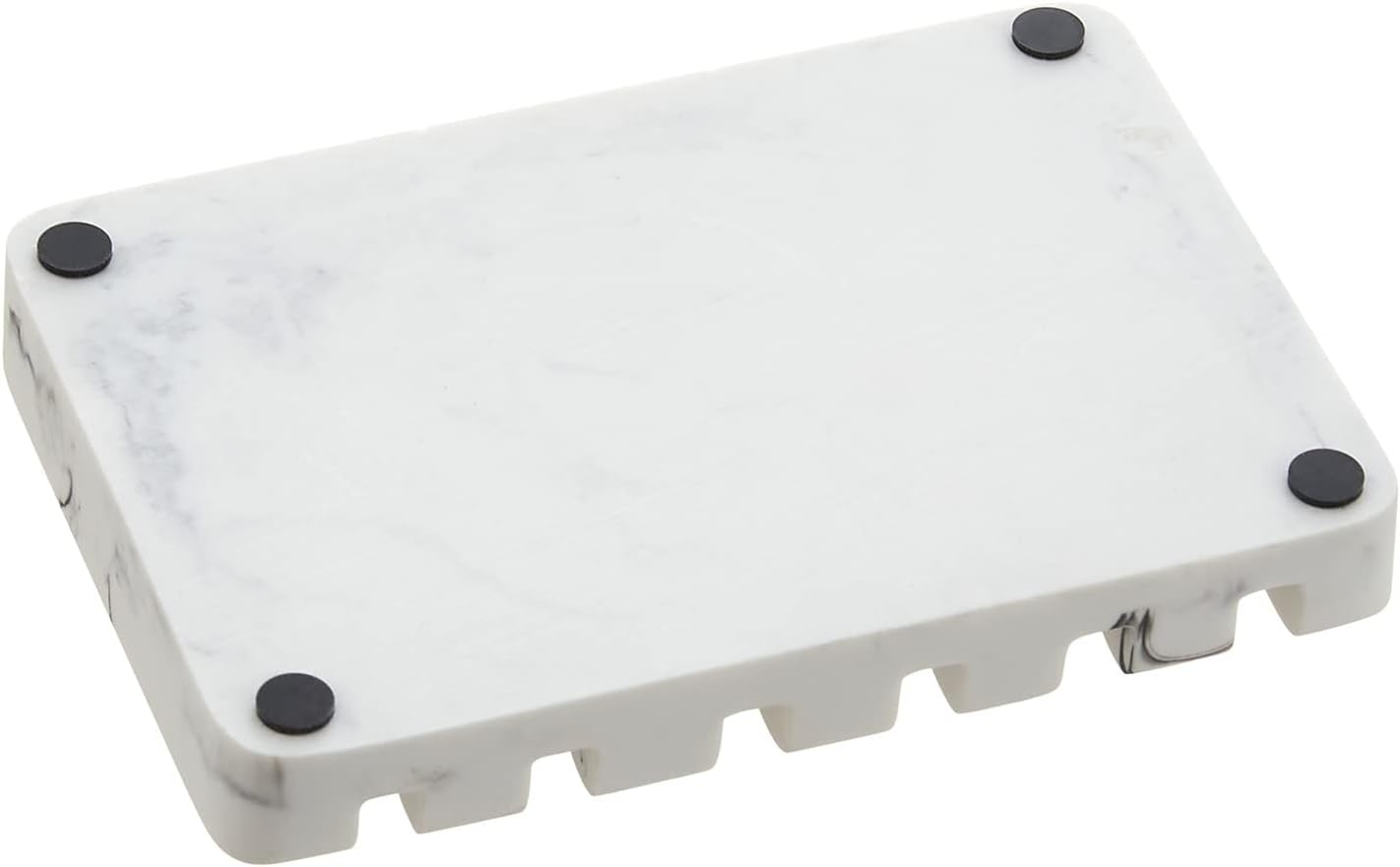 Marble soap dish holder for bathroom kitchen