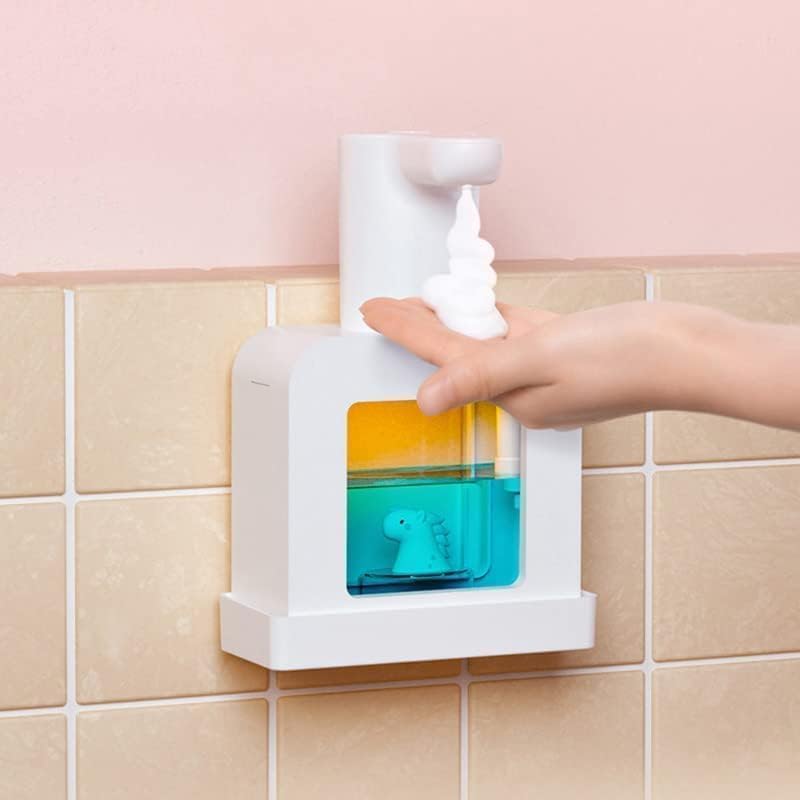 400ml Automatic Touchless Water Resistant Soap Dispenser for Home Bathroom School White