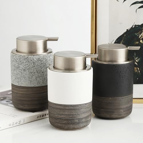 Ceramic soap dispenser safe multi-use bathroom kitchen must-have