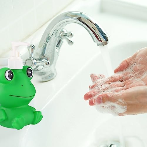 Ipetboom Frog Shape Soap Dispenser Set 1Pc
