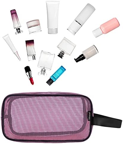 Moyad Mesh Shower Caddy Portable Toiletry Bag - Pink