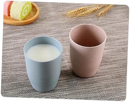 ABOOFAN Wheat Stem Rinsing Tumbler Eco-Friendly Family- friendly and Easy to Clean