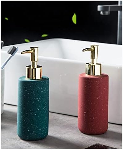 Moisture ceramic soap dispenser set