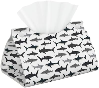 Stylish PU Leather Tissue Box Cover Functional and Aesthetic Organizer