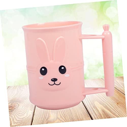 BRIGHTFUFU Cartoon Rabbit Toothbrush Tumbler
