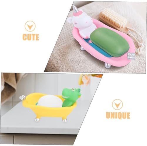 Two-Piece Cute Dinosaur Cartoon Soap Holder